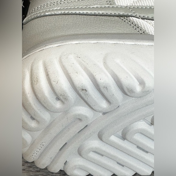 Jordan 1 High React Grey Fog Sneakers - Picture 11 of 12